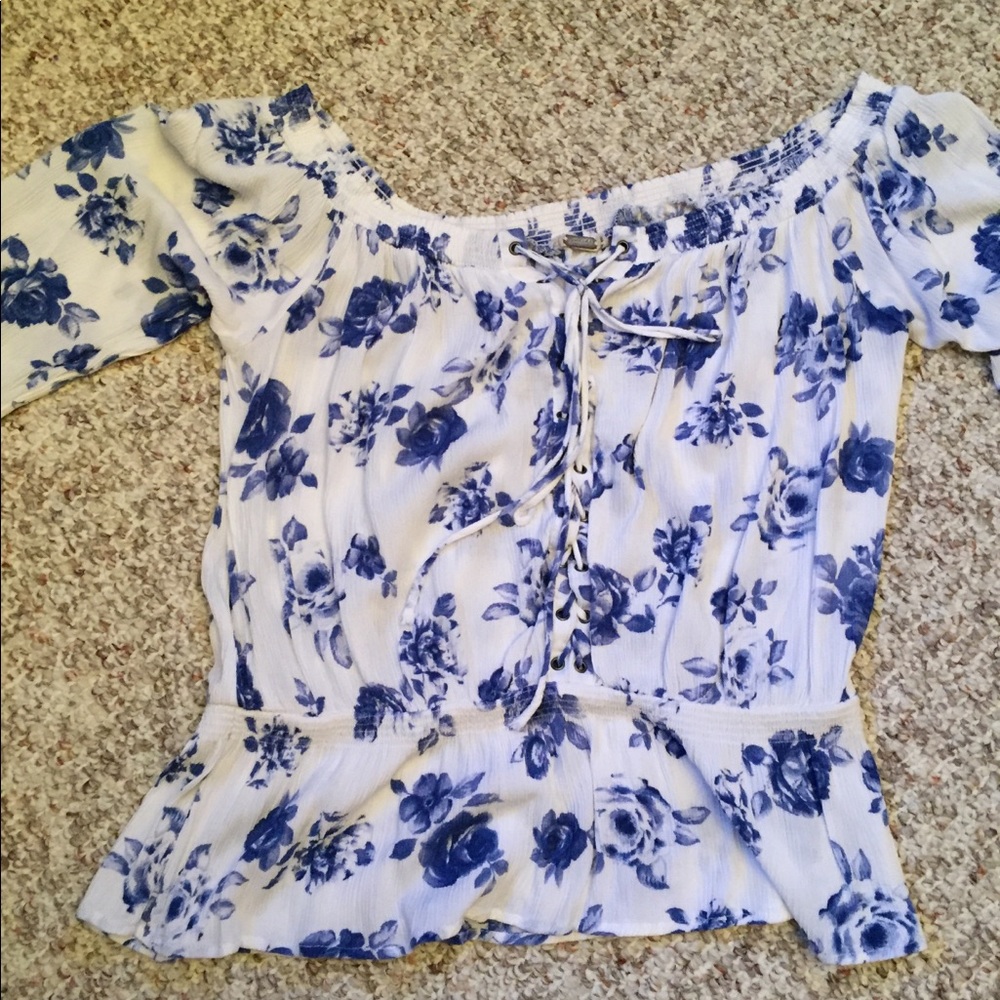 Off the shoulder blouse